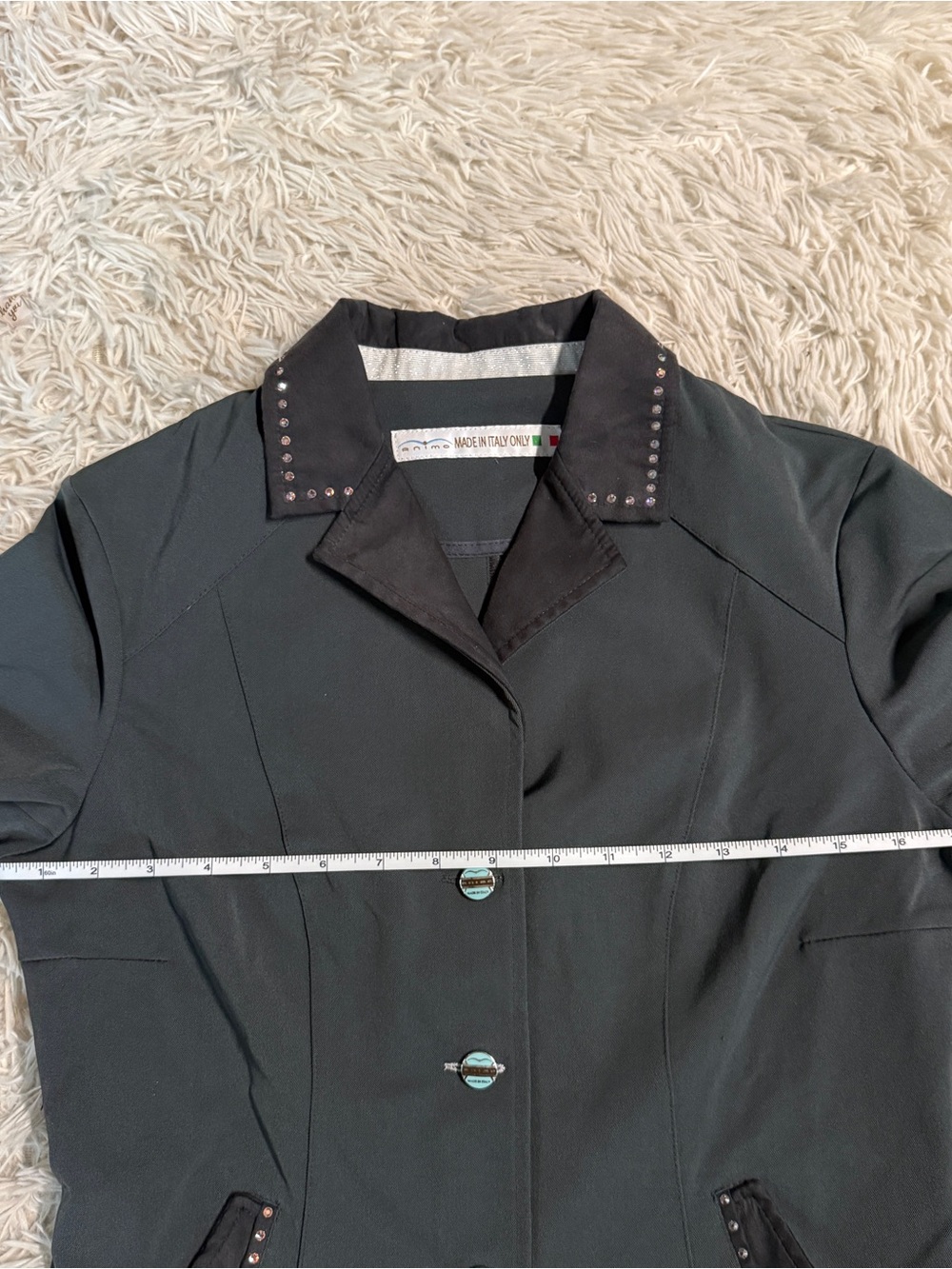 Women’s Size IT44 Grey Animo Donna Horseback Riding Show Coat. Good Condition. - Picture 5 of 8